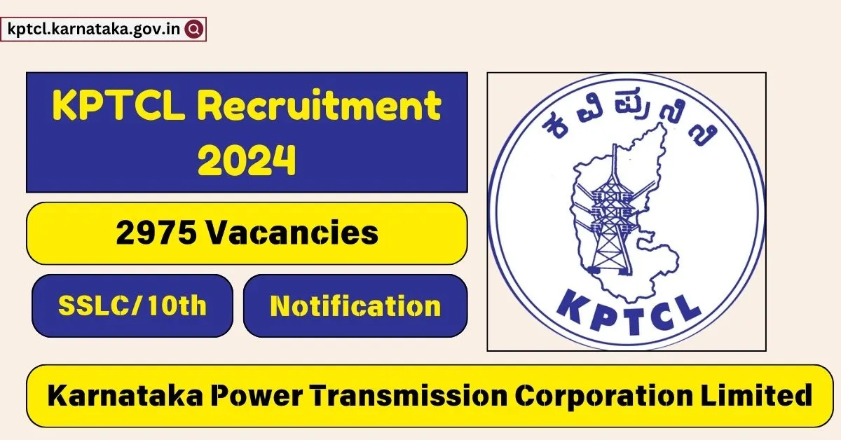 KPTCL Recruitment 2024