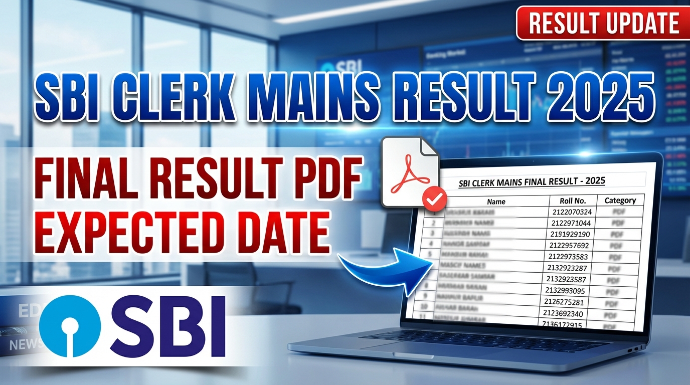 SBI Clerk Mains Result 2025