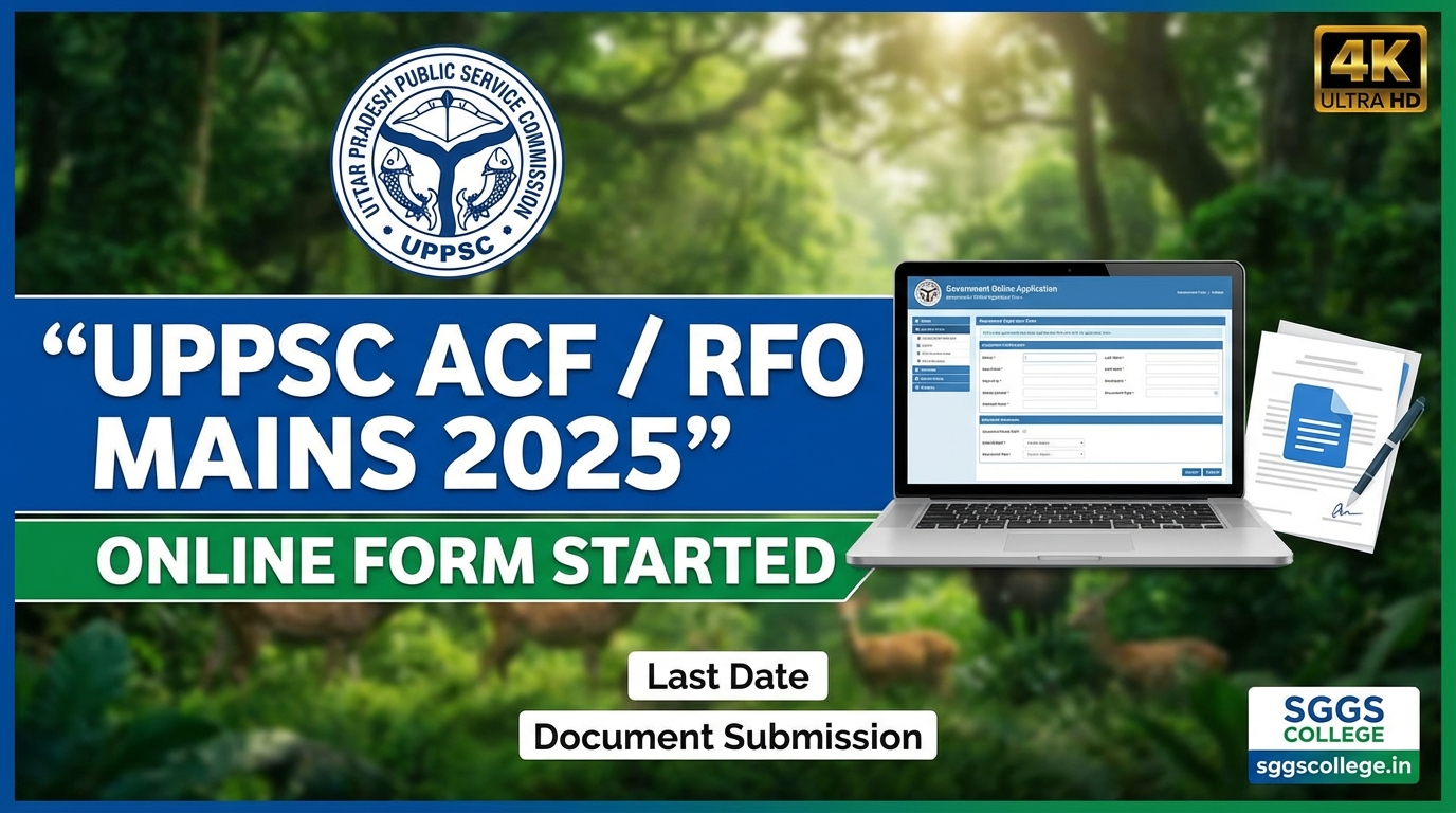 UPPSC ACF RFO Mains Exam 2025